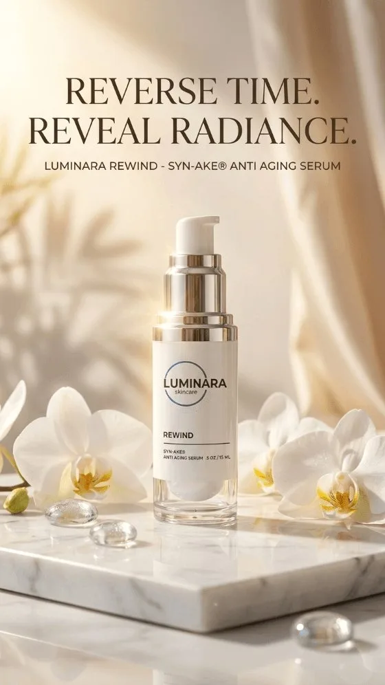 Luminara Rewind Syn-Ake anti aging peptide serum