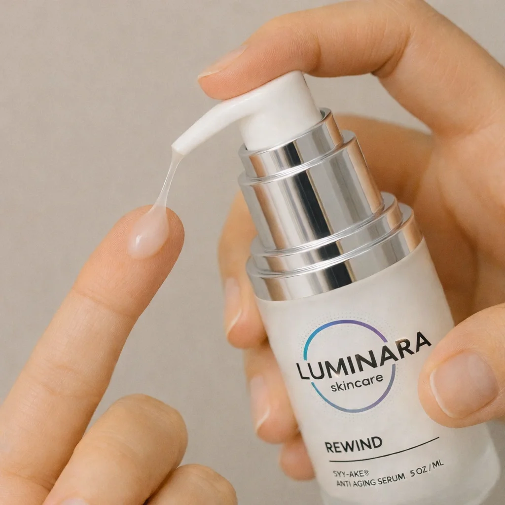 Luminara Rewind peptide serum research